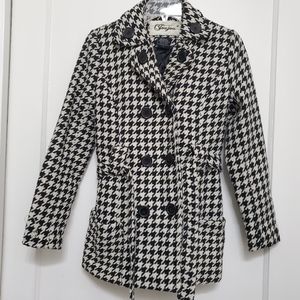Joujou black and white winter coat